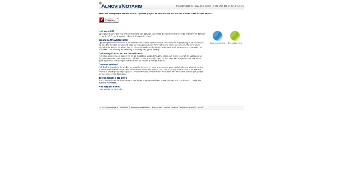 AlnovisNotarissen — notariskantoor in Amsterdam