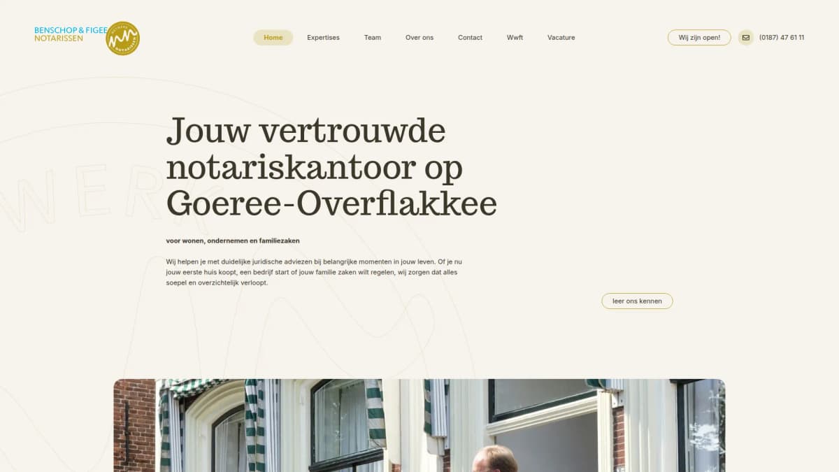 Benschop & Figee Netwerk Notarissen — notariskantoor in Goedereede