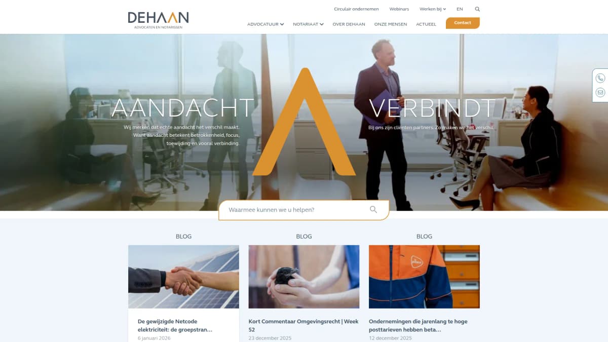 De Haan Advocaten & Notarissen — notariskantoor in Leeuwarden