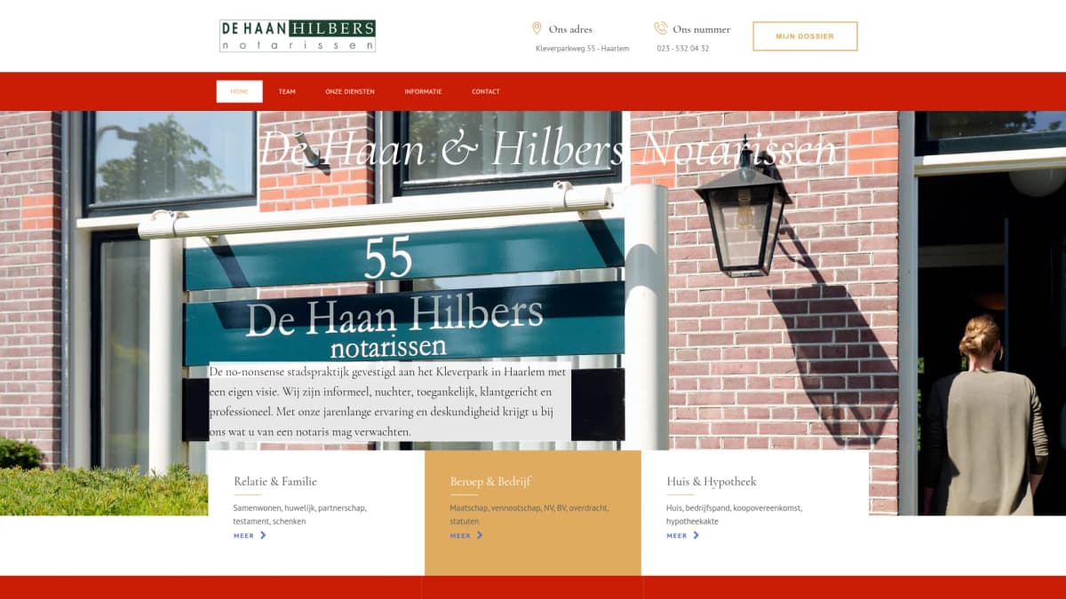 De Haan & Hilbers Notarissen — notariskantoor in Haarlem