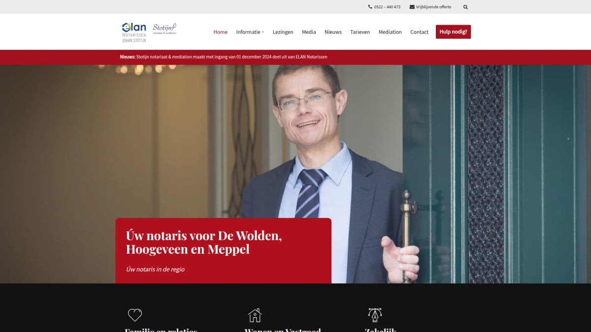 ELAN Notarissen de Wijk — notariskantoor in De Wijk