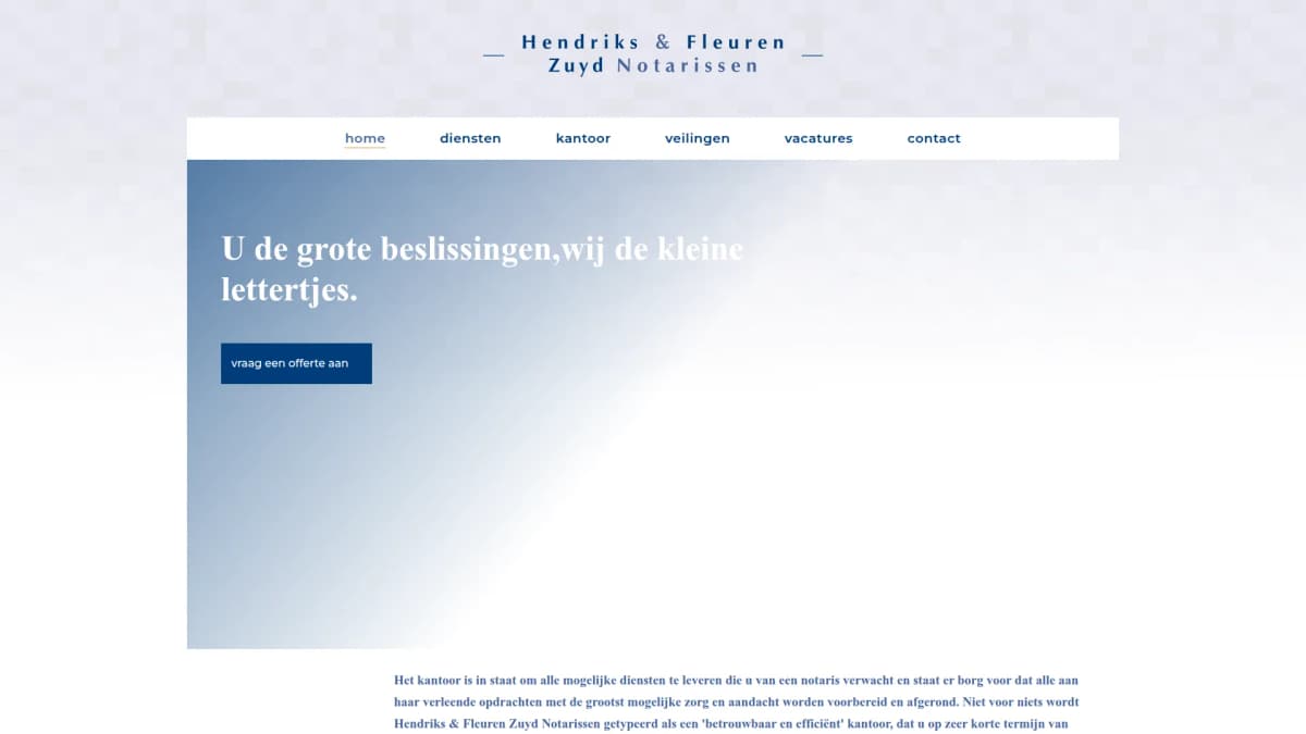 Hendriks & Fleuren Zuyd Notarissen — notariskantoor in Heerlen