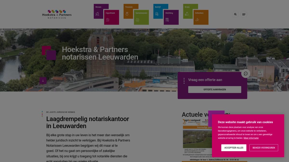Hoekstra & Partners Notarissen — notariskantoor in Leeuwarden