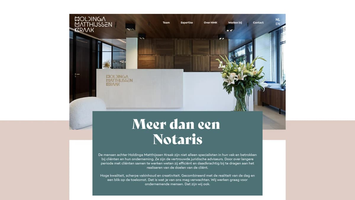 Holdinga Matthijssen Kraak — notariskantoor in Amsterdam