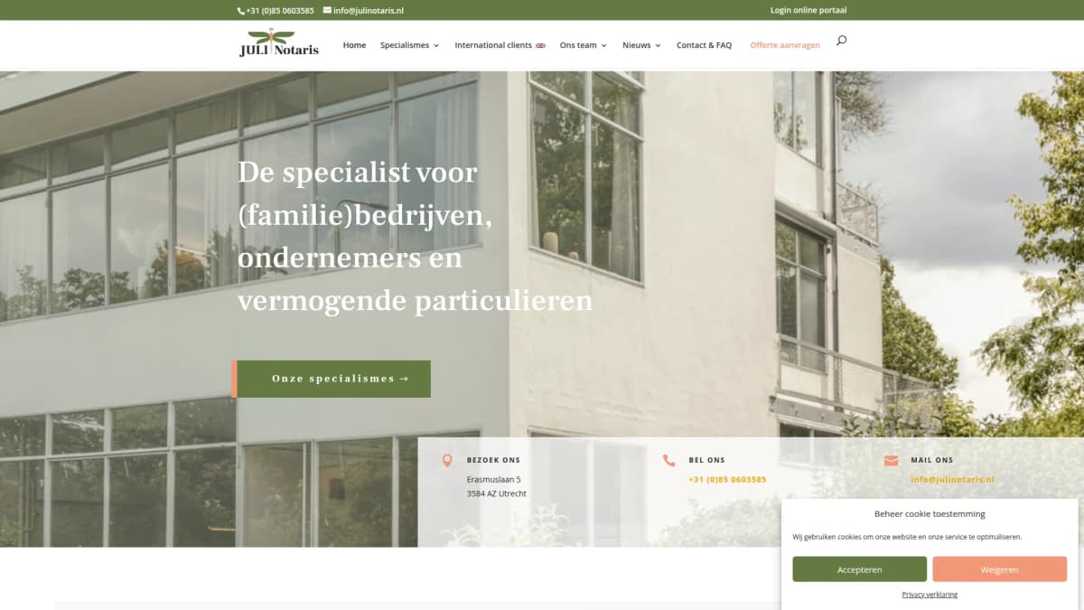 JULI Notaris — notariskantoor in Utrecht