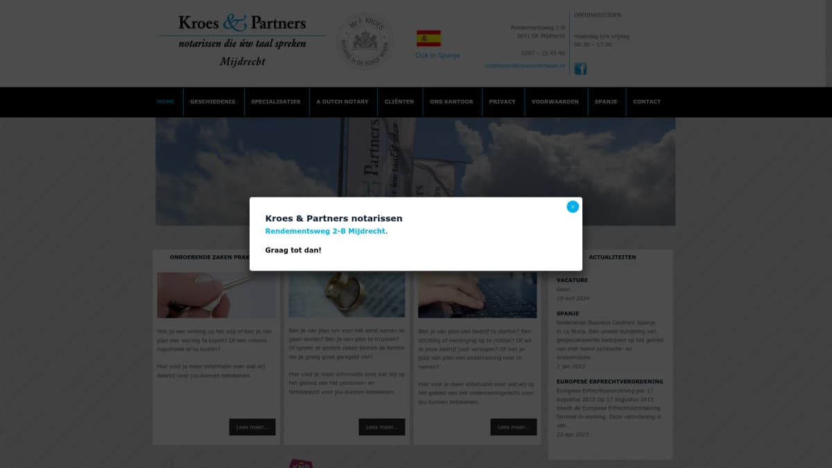 Kroes & Partners notarissen — notariskantoor in Mijdrecht