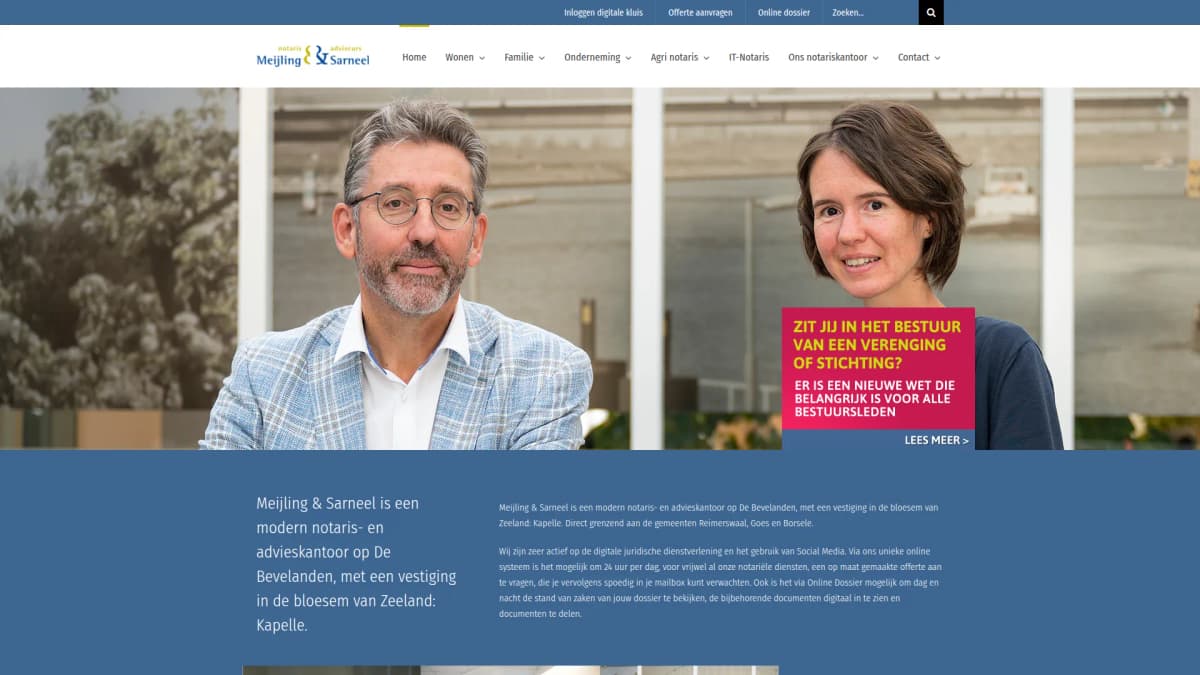 Meijling & Sarneel Notarissen — notariskantoor in Kapelle
