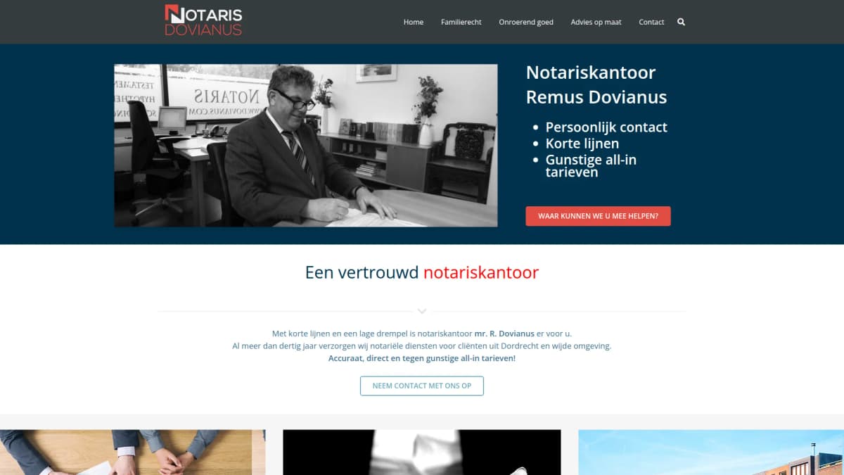 Notariaat Remus Dovianus — notariskantoor in Dordrecht
