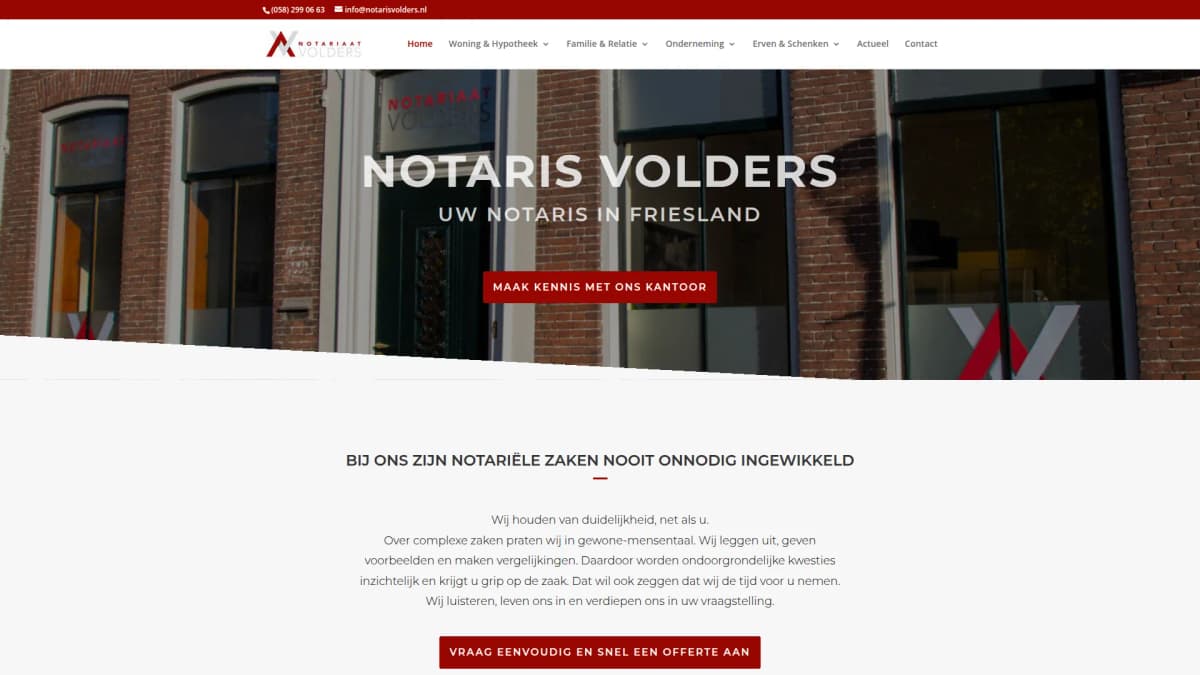 Notariaat Volders — notariskantoor in Leeuwarden