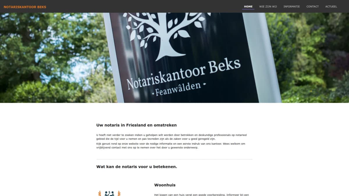 Notariskantoor Beks — notariskantoor in Feanwalden