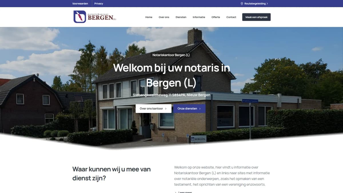 Notariskantoor Bergen (L) — notariskantoor in Bergen (Limburg)