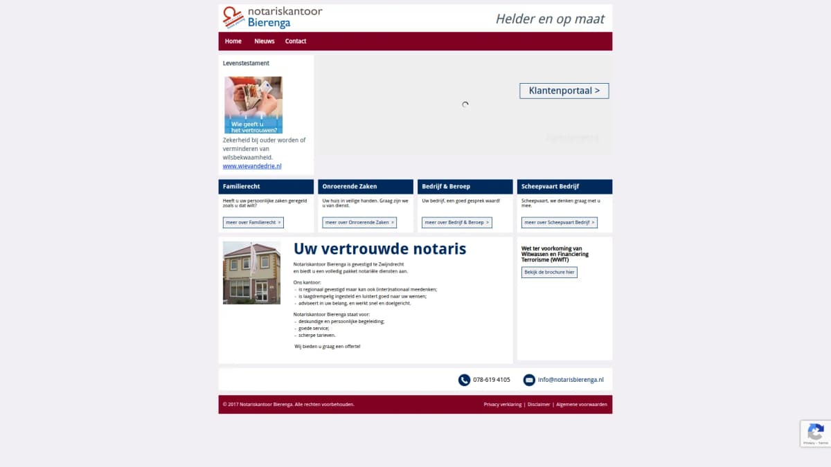 Notariskantoor Bierenga — notariskantoor in Zwijndrecht