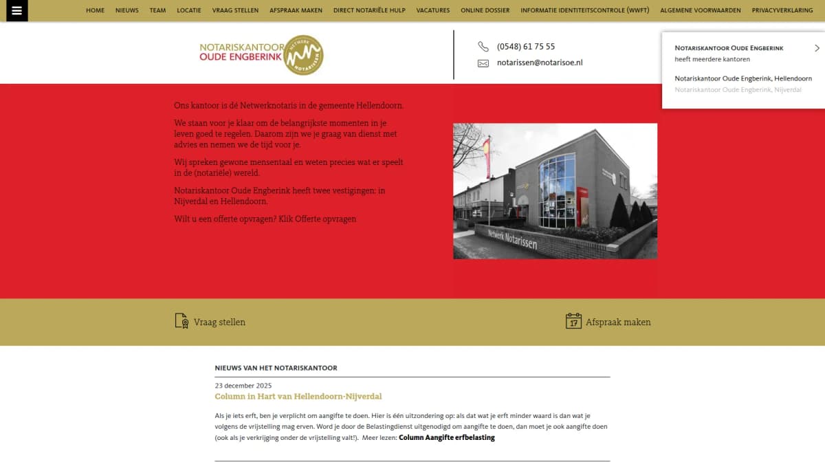 Notariskantoor Oude Engberink — notariskantoor in Nijverdal