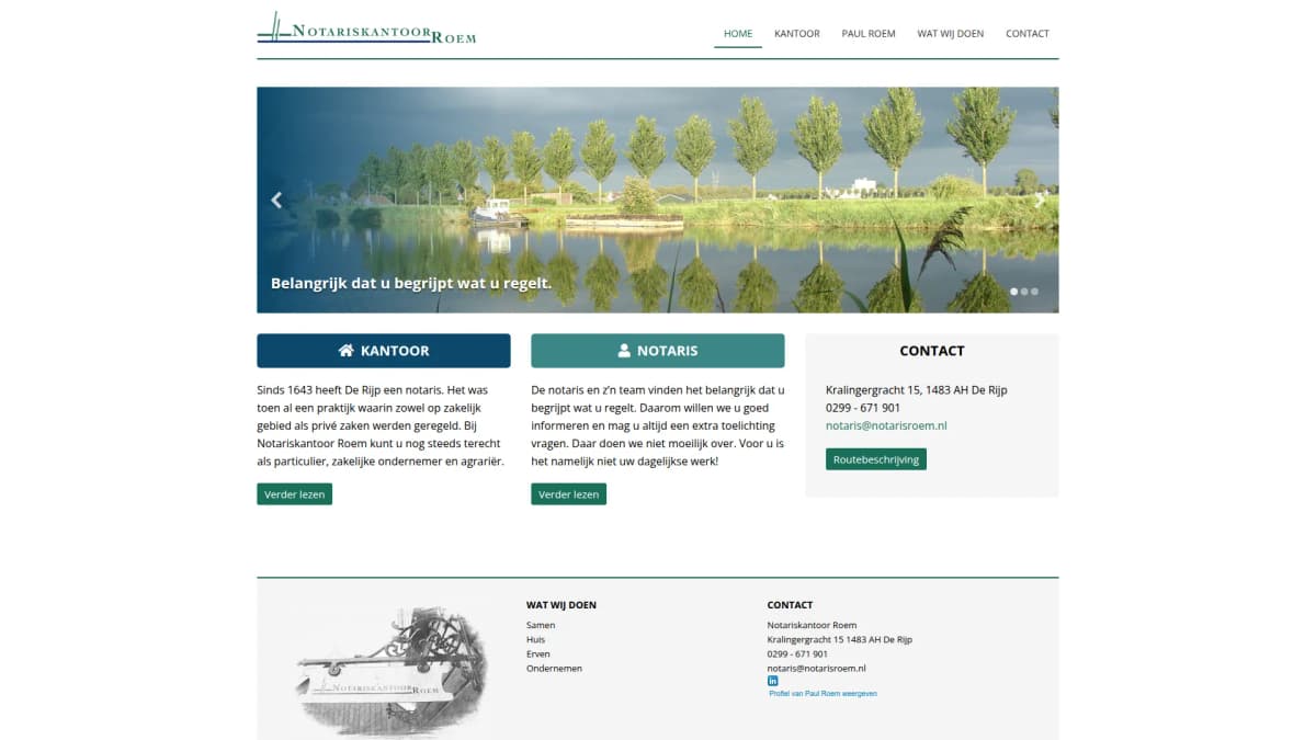 Notariskantoor Roem — notariskantoor in De Rijp