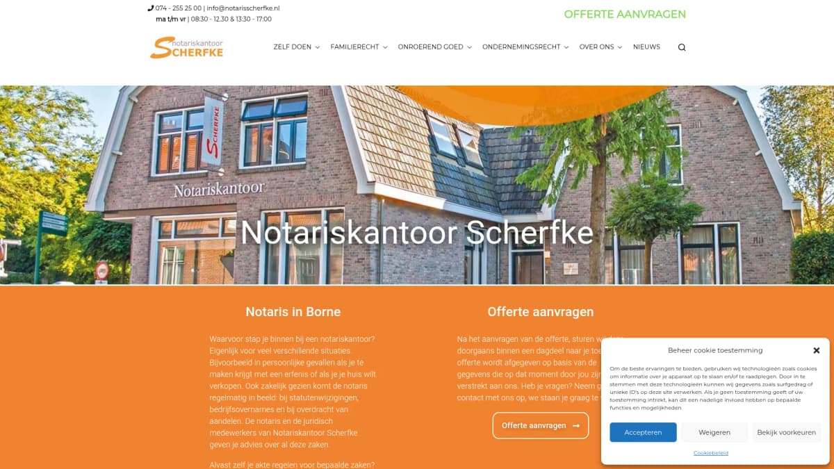 Notariskantoor Scherfke — notariskantoor in Borne