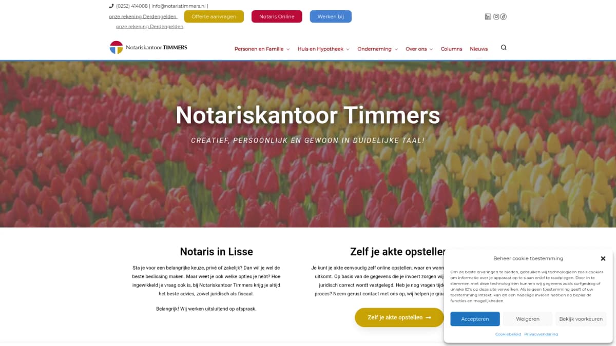 Notariskantoor Timmers — notariskantoor in Lisse