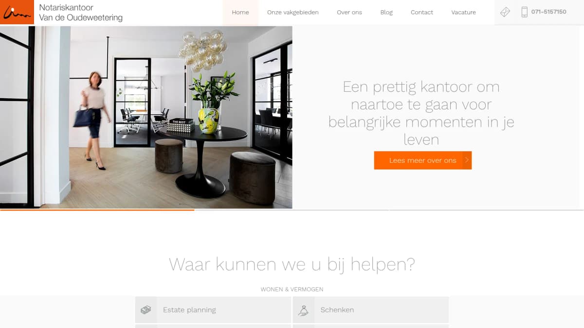 Notariskantoor Van de Oudeweetering B.V. — notariskantoor in Oegstgeest