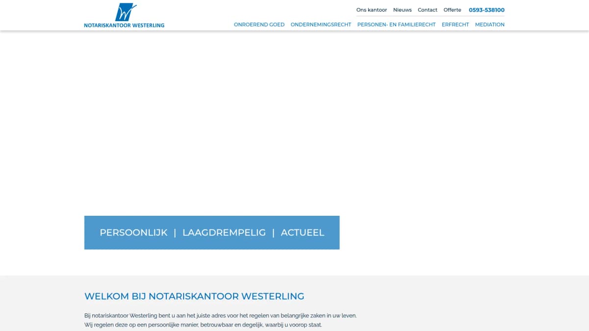 Notariskantoor Westerling — notariskantoor in Westerbork