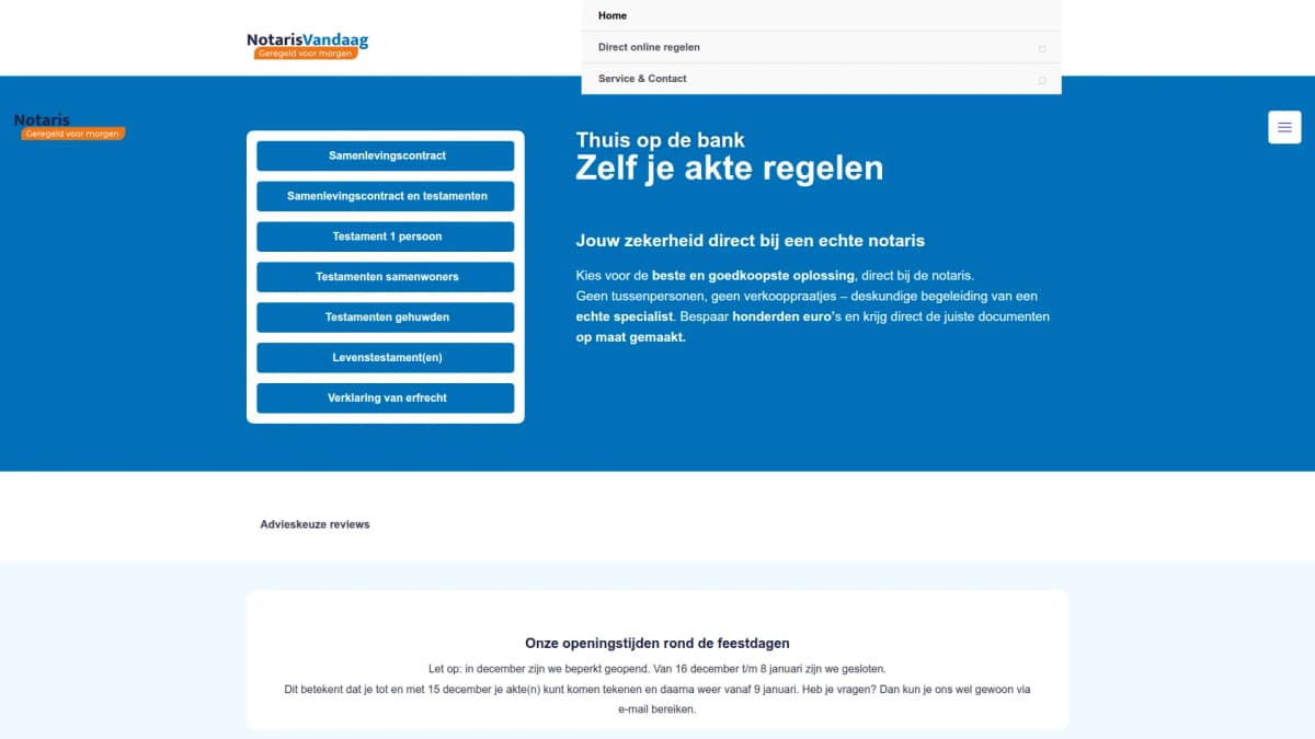 NotarisVandaag — notariskantoor in Utrecht