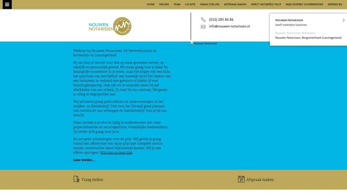 Nouwen Notarissen — notariskantoor in Rotterdam