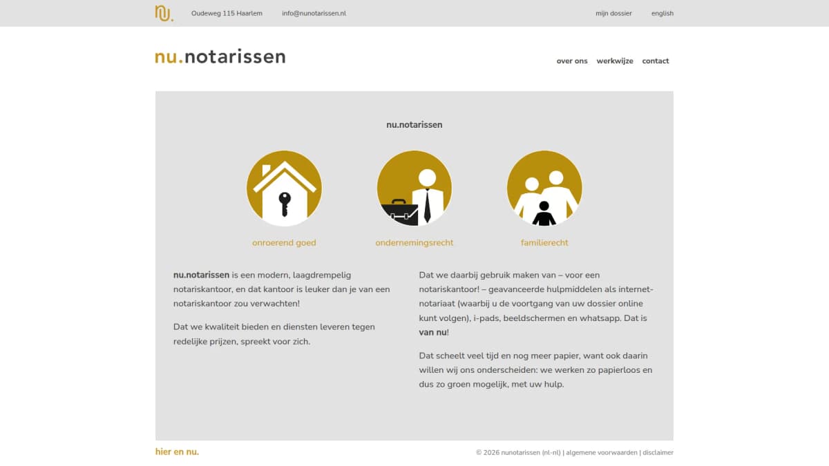 Nu.Notarissen B.V. — notariskantoor in Haarlem