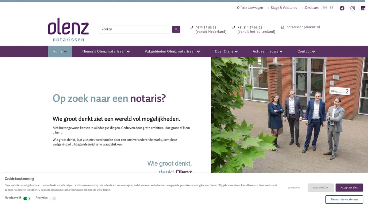 Olenz Notarissen — notariskantoor in Veenendaal