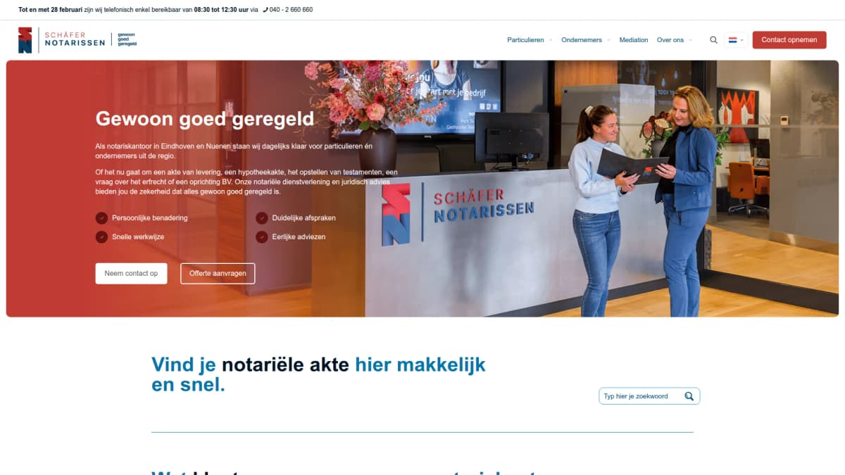 Schäfer Notarissen — notariskantoor in Eindhoven