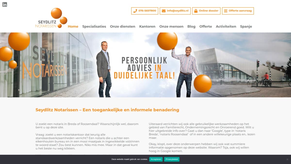 Seydlitz Notarissen — notariskantoor in Roosendaal