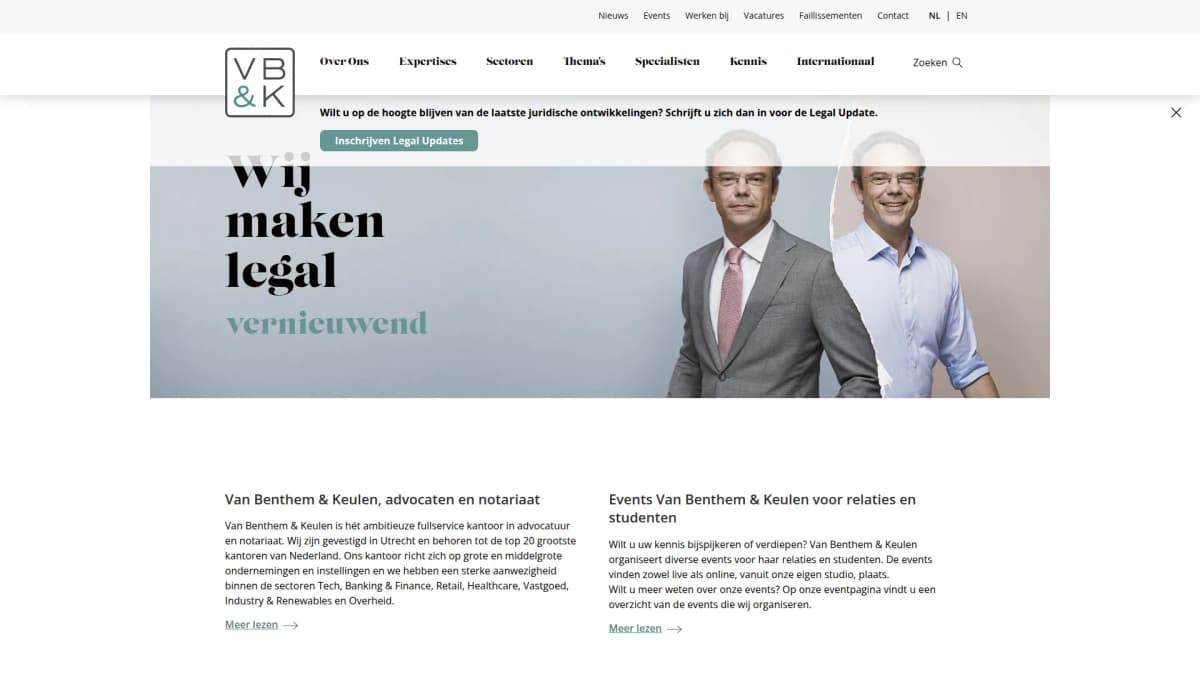 Van Benthem & Keulen advocaten & notariaat — notariskantoor in Utrecht