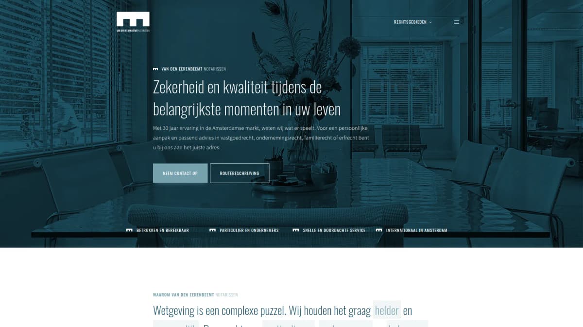 van den Eerenbeemt notarissen — notariskantoor in Amsterdam