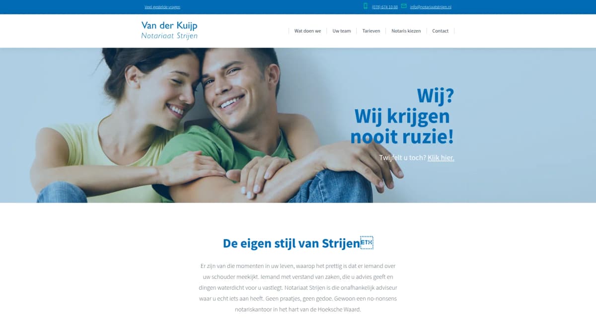 Van der Kuijp Notariaat Strijen — notariskantoor in Strijen