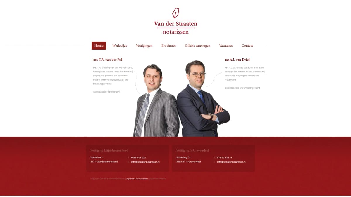 Van der Straaten Notarissen — notariskantoor in Mijnsheerenland