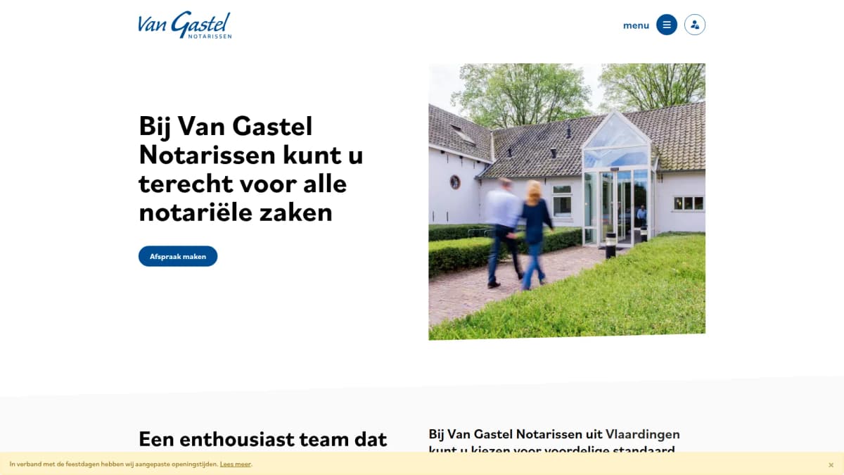 Van Gastel Notarissen — notariskantoor in Vlaardingen