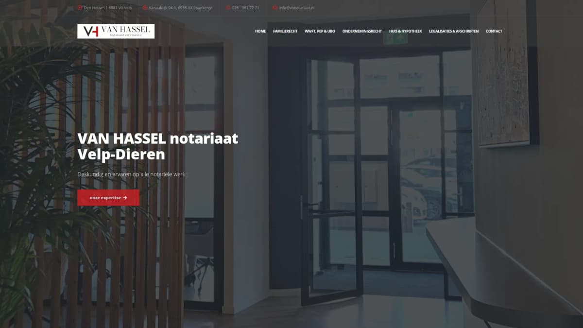 VAN HASSEL notariaat Velp-Dieren — notariskantoor in Velp