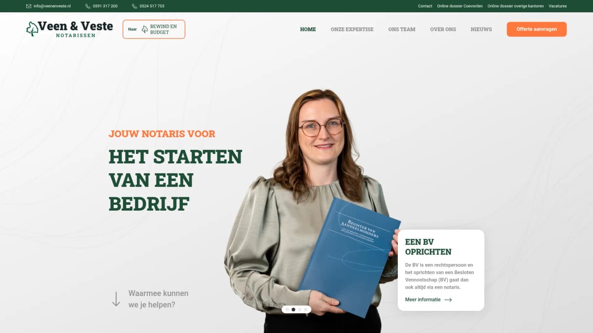 Veen en Veste Notarissen — notariskantoor in Klazienaveen