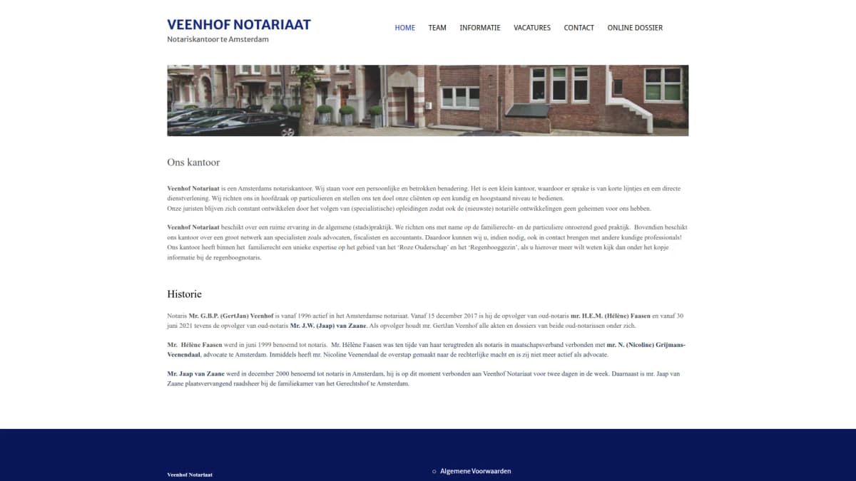 Veenhof notariaat — notariskantoor in Amsterdam