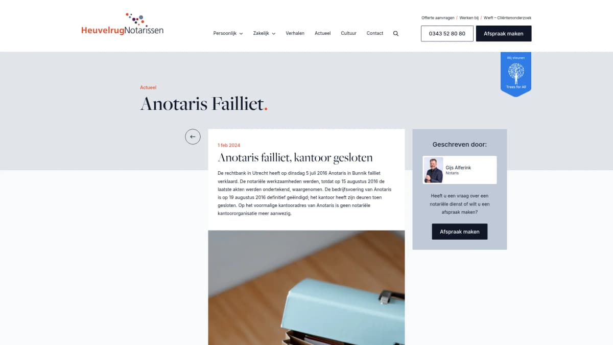 (voormalig) Anotaris — notariskantoor in Bunnik