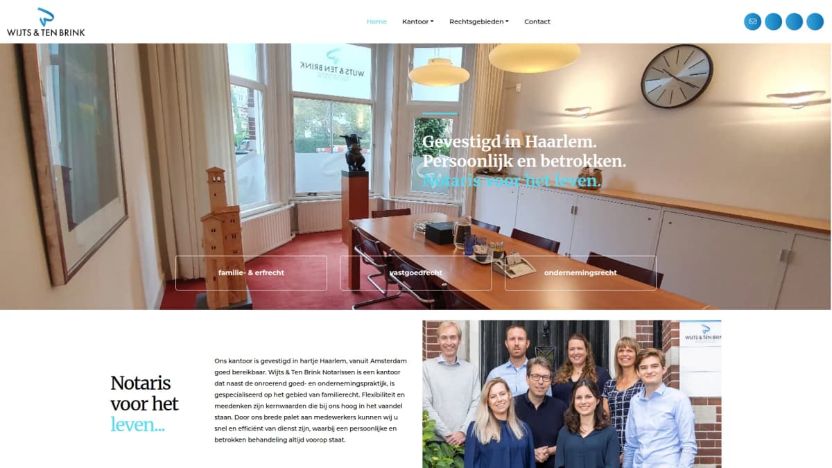 Wijts & Ten Brink Notarissen — notariskantoor in Haarlem